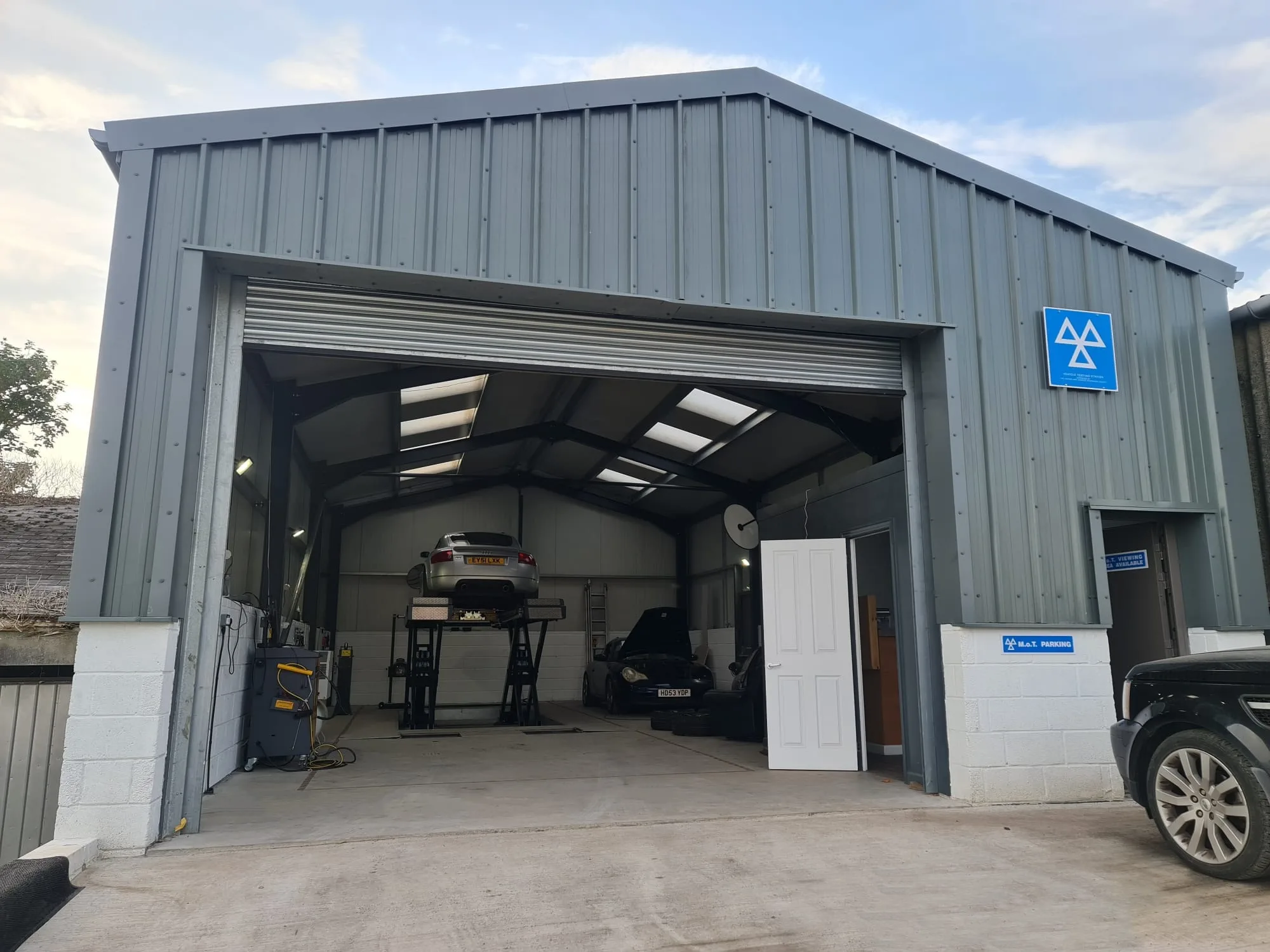 MOT testing at Morgan Motors